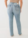 PLUS BILLIE MID RISE BIG T STRAIGHT JEAN 