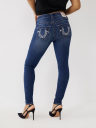 JEANS SKINNY CURVILÍNEOS JENNIE DE TIRO MEDIO