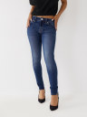 JEANS SKINNY CURVILÍNEOS JENNIE DE TIRO MEDIO
