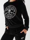 VELOUR CRYSTAL SWEATSHIRT