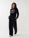 VELOUR CRYSTAL SWEATSHIRT