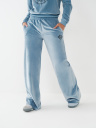 VELOUR WIDE LEG LOUNGE PANT