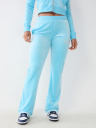 CRYSTAL VELOUR LOGO TRACK PANT