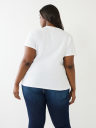WORLD TOUR RETRO CRYSTAL SLIM CREW LOGO TEE