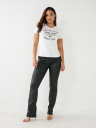 WORLD TOUR RETRO CRYSTAL SLIM CREW LOGO TEE