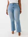 BECCA LOW RISE BIG T BOOTCUT JEAN