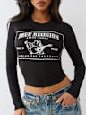 LONG SLEEVE LOGO BABY TEE