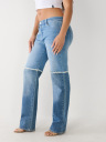 PANELED STRAIGHT JEAN