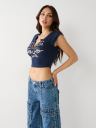 NOTCH CROP TEE