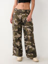 JESSIE BIG T CAMO CARGO SUPER BAGGY PANT