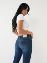 BECCA MID RISE SINGLE NEEDLE BOOTCUT JEAN