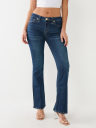 BECCA MID RISE SINGLE NEEDLE BOOTCUT JEAN