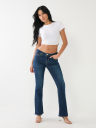BECCA MID RISE SINGLE NEEDLE BOOTCUT JEAN