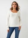 TRUE RELIGION CRYSTAL LOGO SWEATER