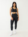LACE UP SEAMLESS SPORTS BRA