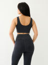 LACE UP SEAMLESS SPORTS BRA