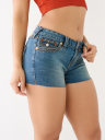  JOEY SADDLE STITCH DENIM SHORT