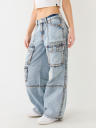 JESSIE SUPER BAGGY CARGO JEAN