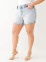 PLUS JENNIE BIG T ROLLED SHORT 