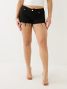 JOEY FRAYED LOW RISE DENIM SHORT