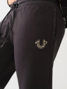 STUDDED FLEECE JOGGER