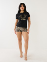 STUDDED HORSESHOE TEE