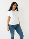 STUDDED HORSESHOE TEE