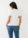 STUDDED HORSESHOE TEE