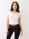 HORSESHOE HOOK & EYE BABY TEE