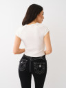 HORSESHOE HOOK & EYE BABY TEE