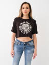 BUDDHA LOGO CROP TEE