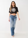 BUDDHA LOGO CROP TEE