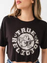 BUDDHA LOGO CROP TEE
