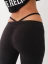 RUCHED STRAPPY FLARE LEGGING