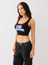 PUFF PRINT CROP TANK