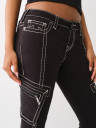 BECCA LOW RISE BIG T CARGO BOOTCUT PANT