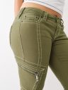 BECCA LOW RISE BIG T CARGO BOOTCUT PANT