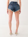 SHORTS ATREVIDOS DESHILACHADOS DE TIRO ALTO