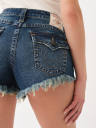 SHORTS ATREVIDOS DESHILACHADOS DE TIRO ALTO