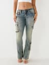 BECCA LOW RISE CARGO BOOTCUT