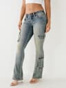 BECCA LOW RISE CARGO BOOTCUT