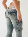 BECCA LOW RISE CARGO BOOTCUT