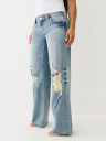 JEANS LEILA DE TIRO BAJO GASTADOS