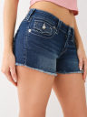 JOEY EMBROIDERED LOW RISE SHORT 