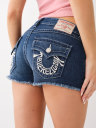 JOEY EMBROIDERED LOW RISE SHORT 