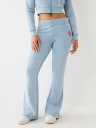 BIG T LOW RISE FLARE SWEAT PANT