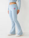 BIG T LOW RISE FLARE SWEAT PANT