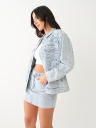 CHAQUETA DE JEAN OVERSIZED JIMMY CON MONOGRAMA