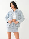 CHAQUETA DE JEAN OVERSIZED JIMMY CON MONOGRAMA