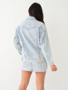 CHAQUETA DE JEAN OVERSIZED JIMMY CON MONOGRAMA